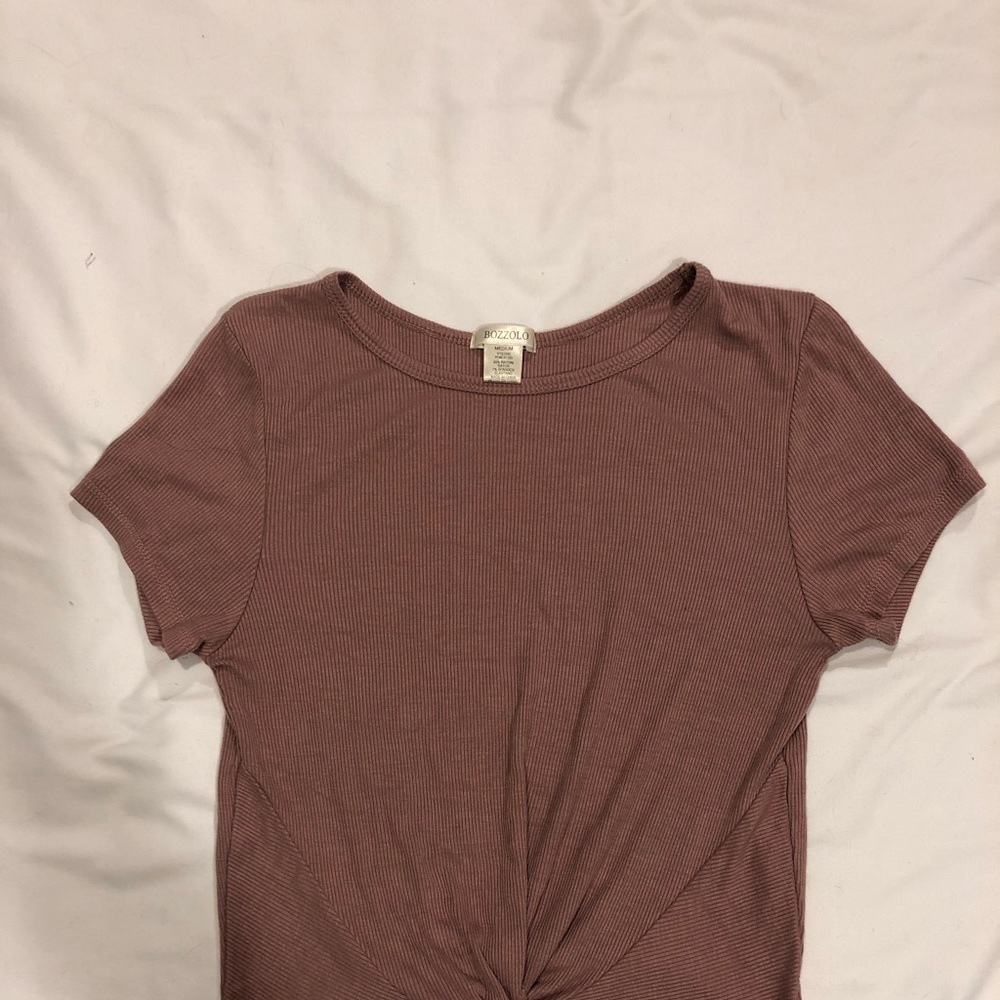 BOZZOLO cropped shirt